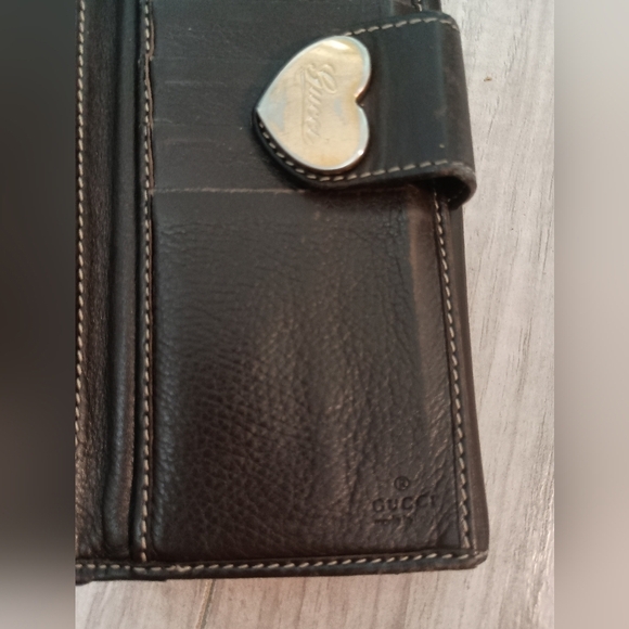 Auth GUCCI GG Canvas & Leather Brown Bifold Long Wallet Purse Women's - Picture 10 of 16